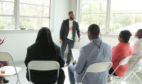 Kenston Facilitating Small Group session