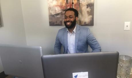 Kenston Speaking at a Virtual Conference