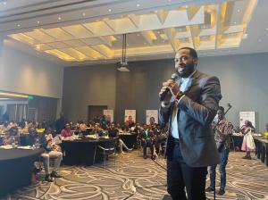 Kenston Speaking in Nairobi Kenya