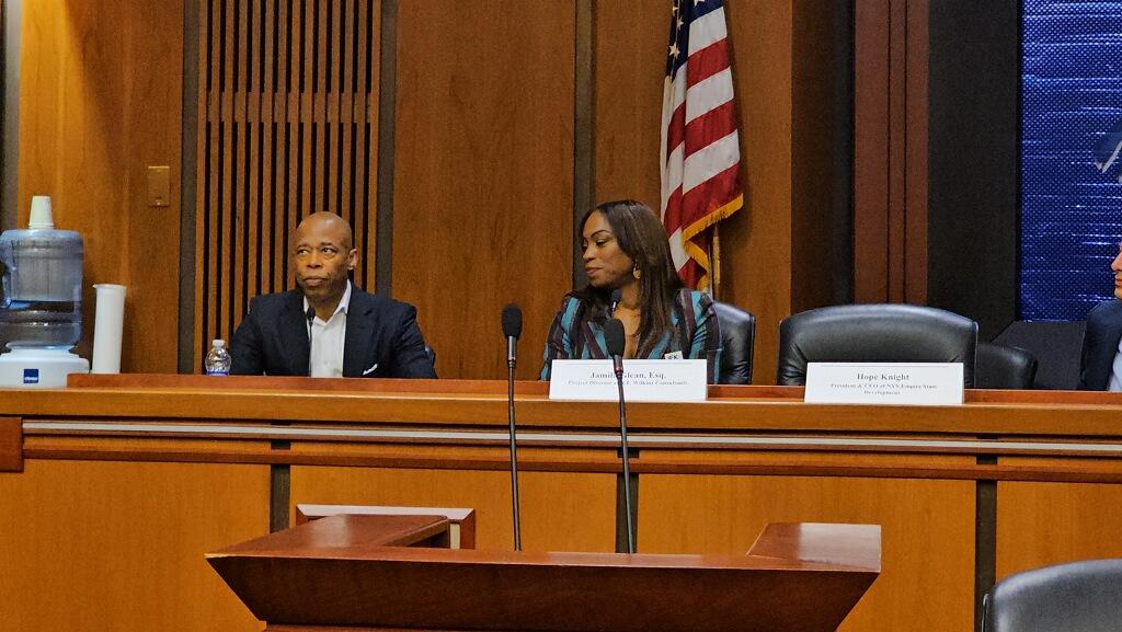 Jamila Glean on a Panel with the Mayor of NYC
