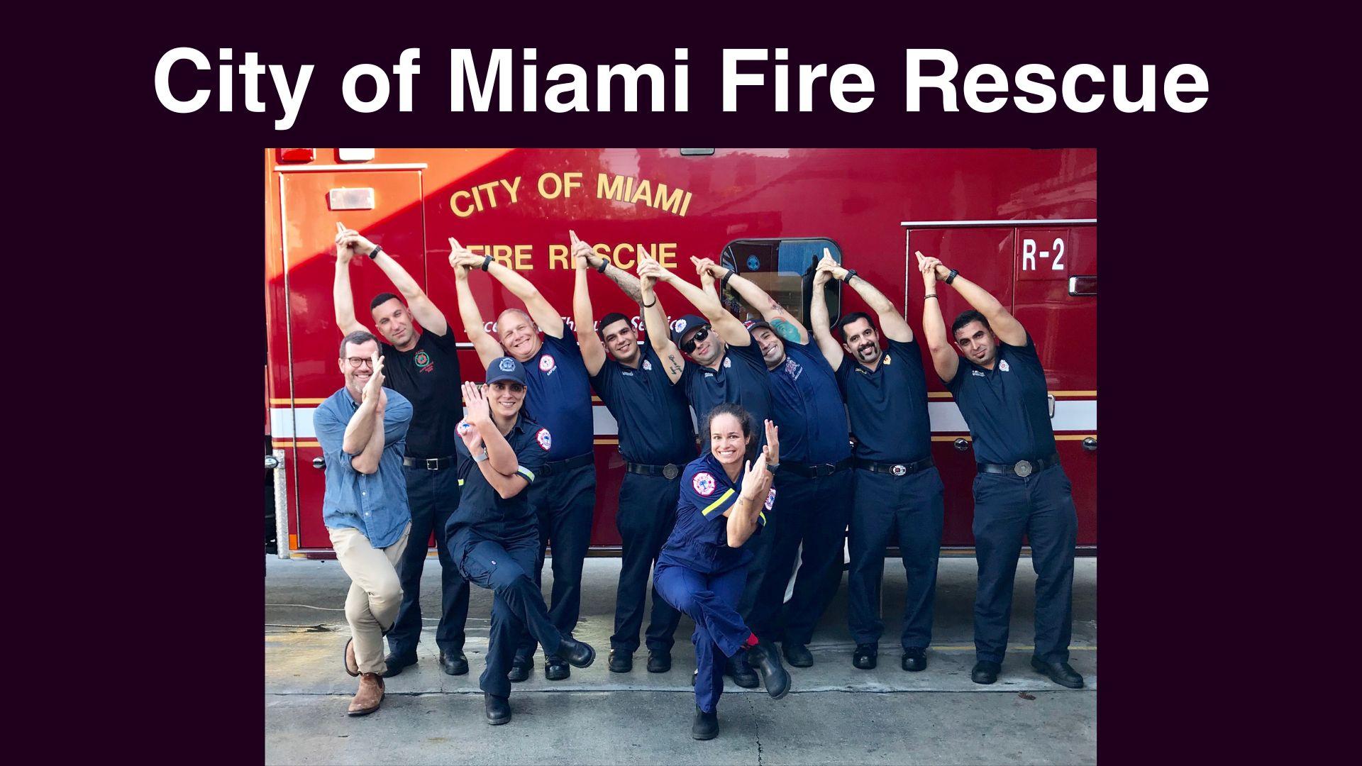 Somatic Relief Yoga City of Miami Fire