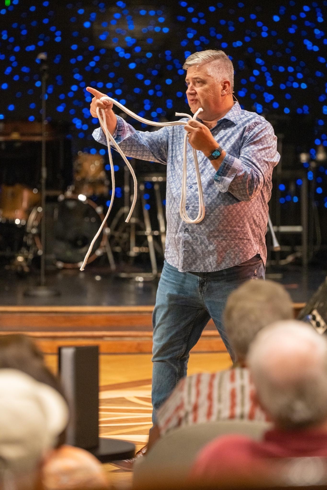 Ken Hartley with Rope