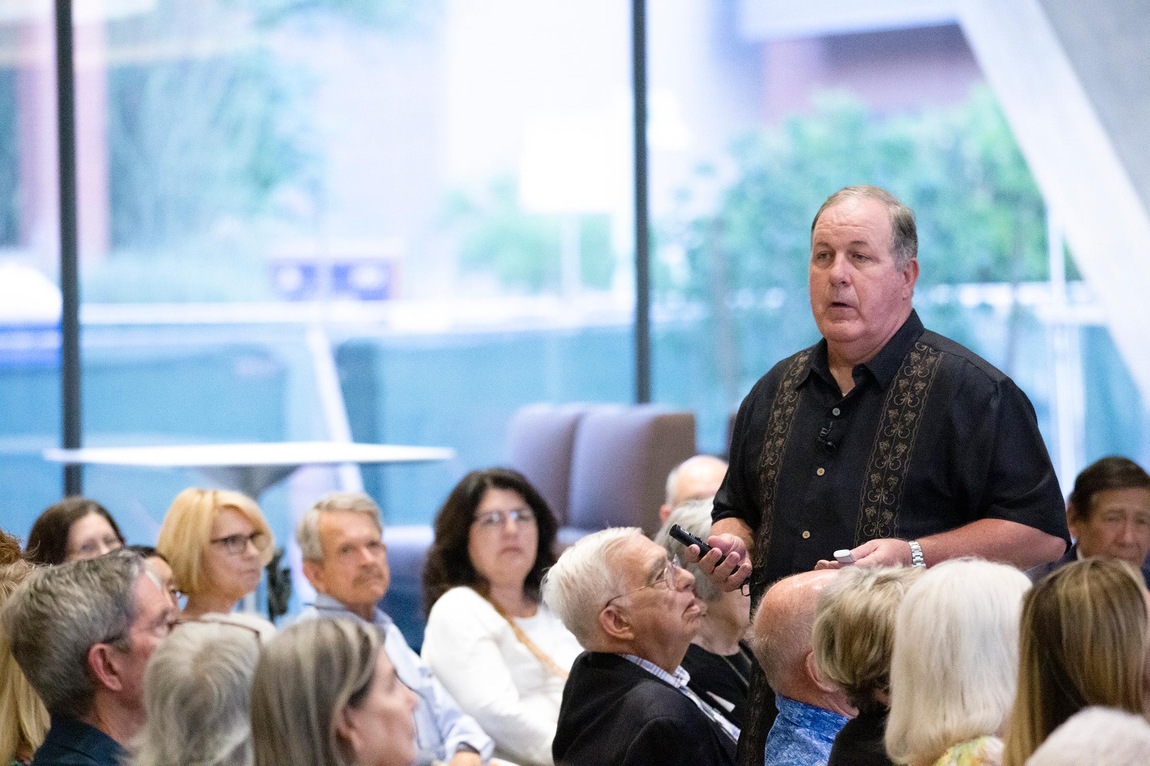 Bob Logan crowd shot