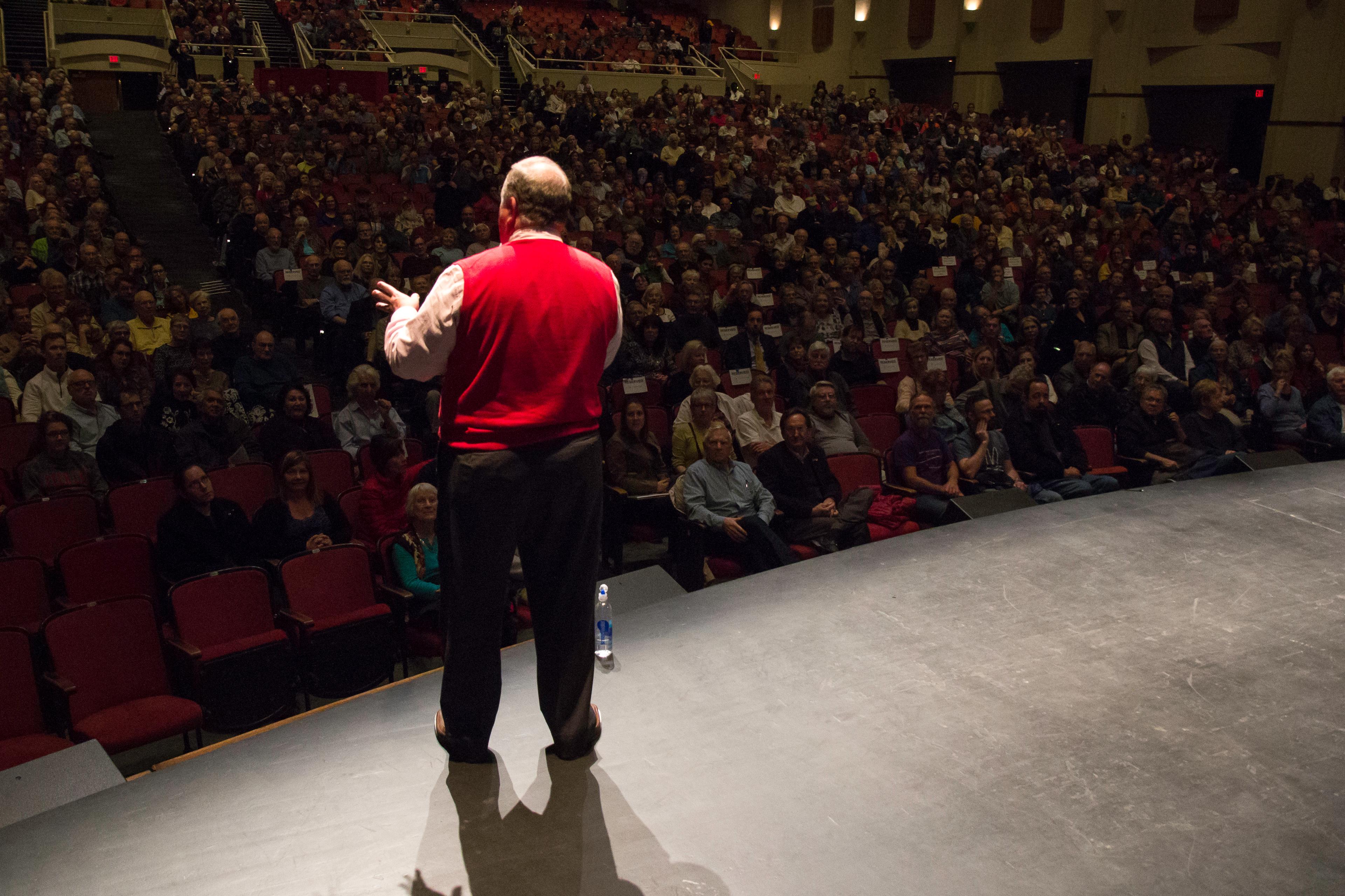 Speaking to a 2,500 person audience - thrilling!
