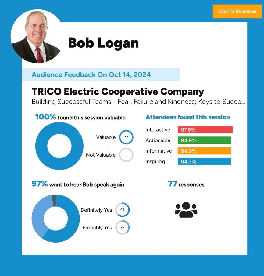 Typical example of evaluation and feedback