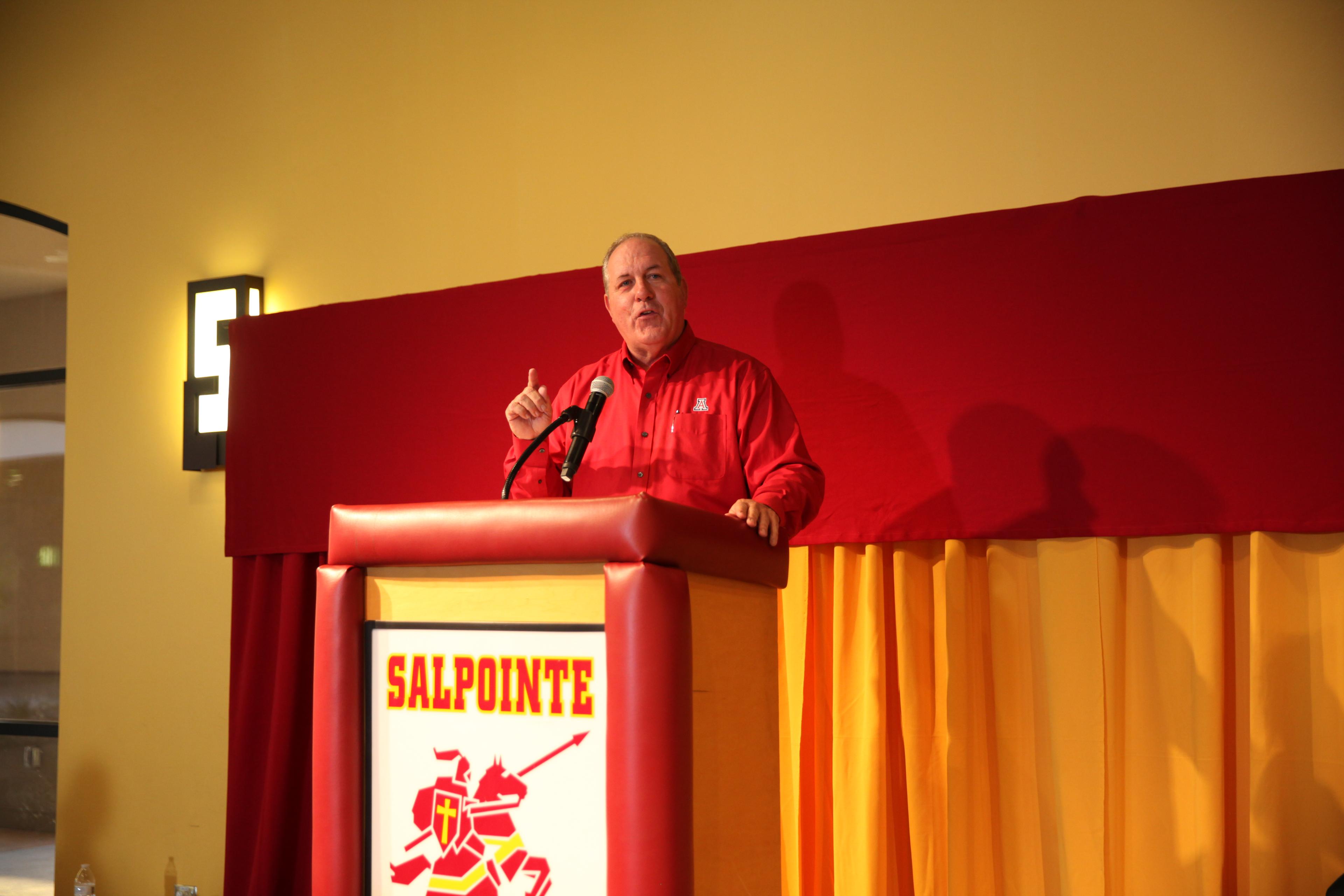 Emcee at a local event