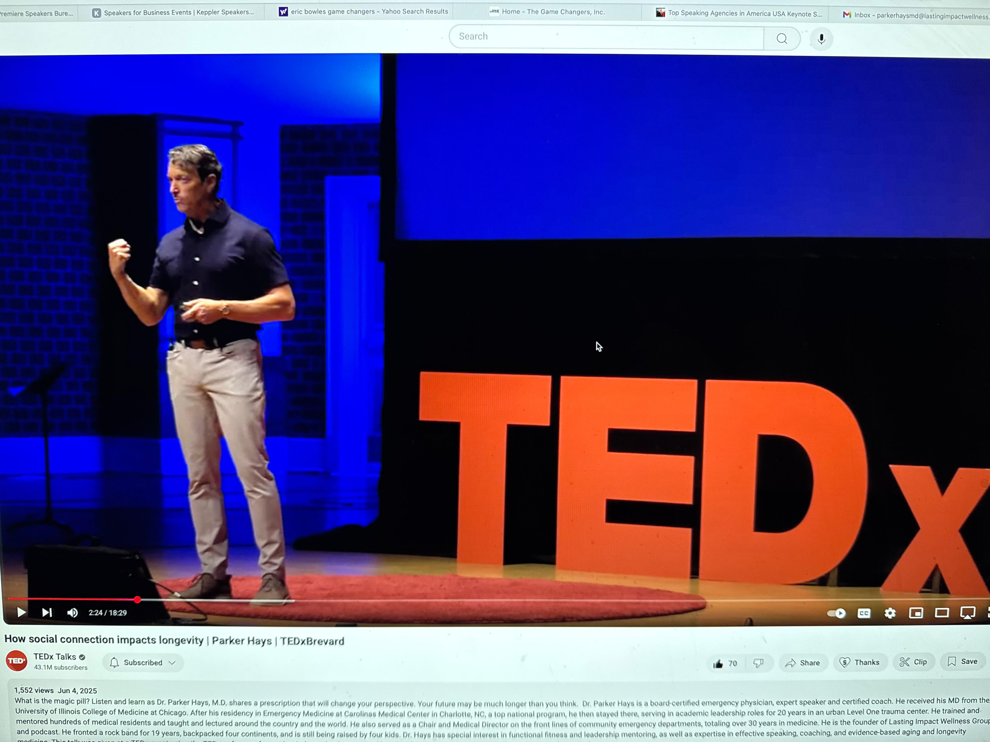 Dr. Parker Hays TEDx 2