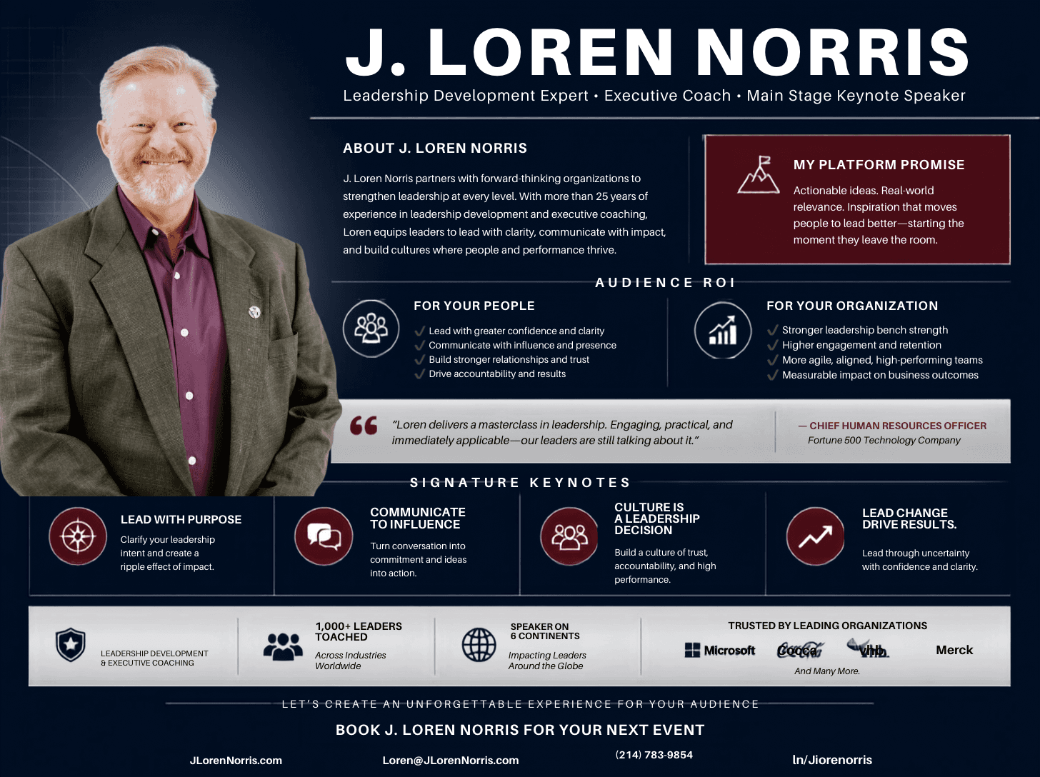 J Loren Norris - Leadership Speaker