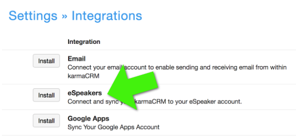 install espeakers integration