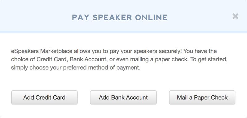 pay speaker online