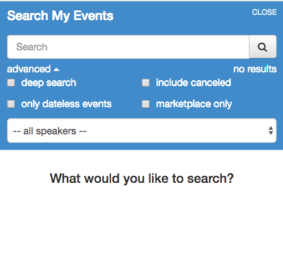 speaker search