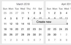 month view create new