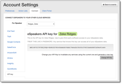 eventcx settings