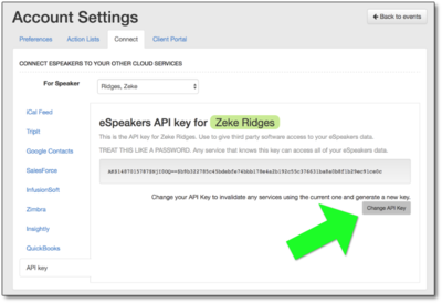 remove api key