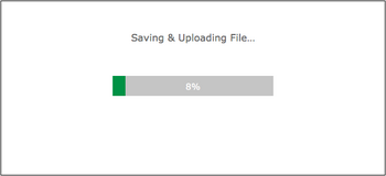 upload progress